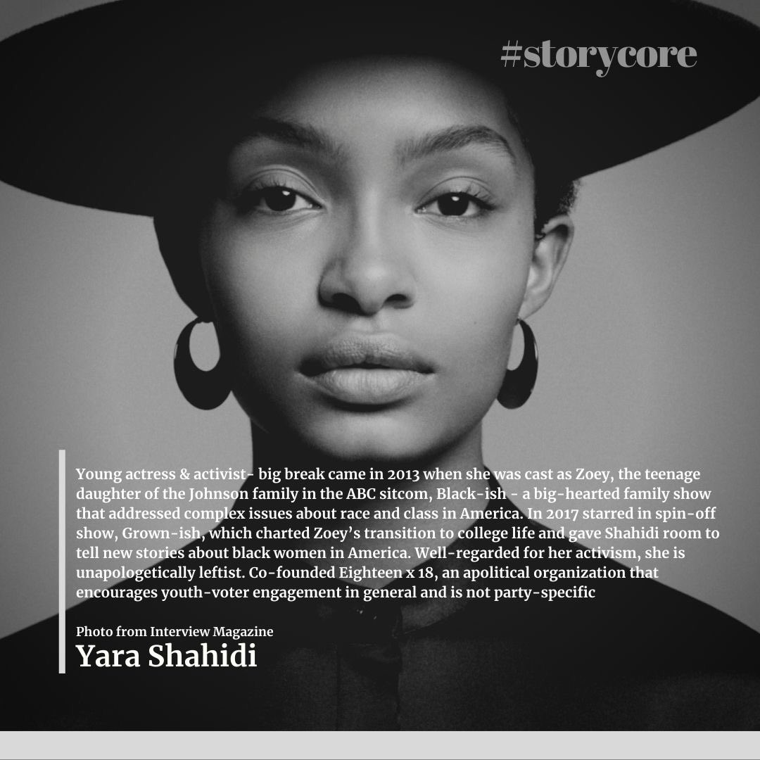 WomenStorySalon's tweet photo. Today’s #StoryADay:  @YaraShahidi, #actress #activist Check out her #StoryCore, #OriginStory, #StorySurprise &amp; her thoughts on #immigration #InHerWords #WomenintheArts #womeninfilm #genderequality #EqualityCantWait #TheSunisAlsoaStar #WomensHistoryMonth https://t.co/Fv0HIcCRSC