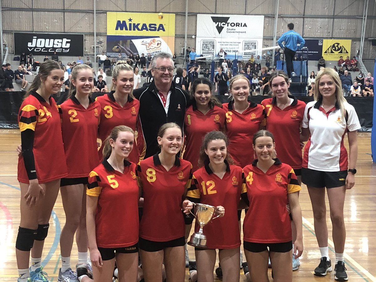 Congratulations <a href="/MyYVG/">Yarra Valley Grammar</a> Girls Volleyball Premiership winners! Huge effort and great season! #goyarra @sportagsv