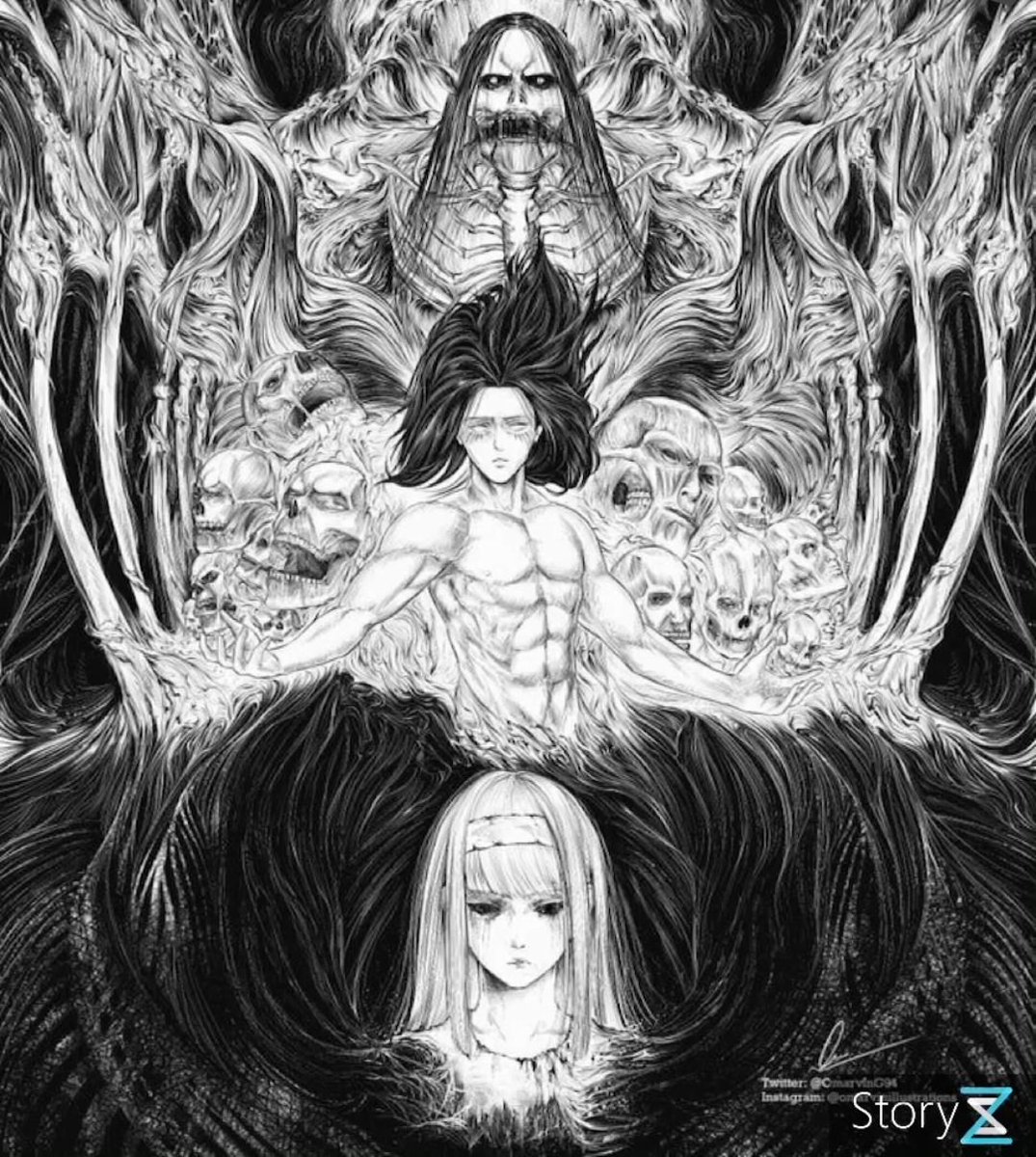Eren Yeager Founding Titan Size - Founding Titan Posters Redbubble