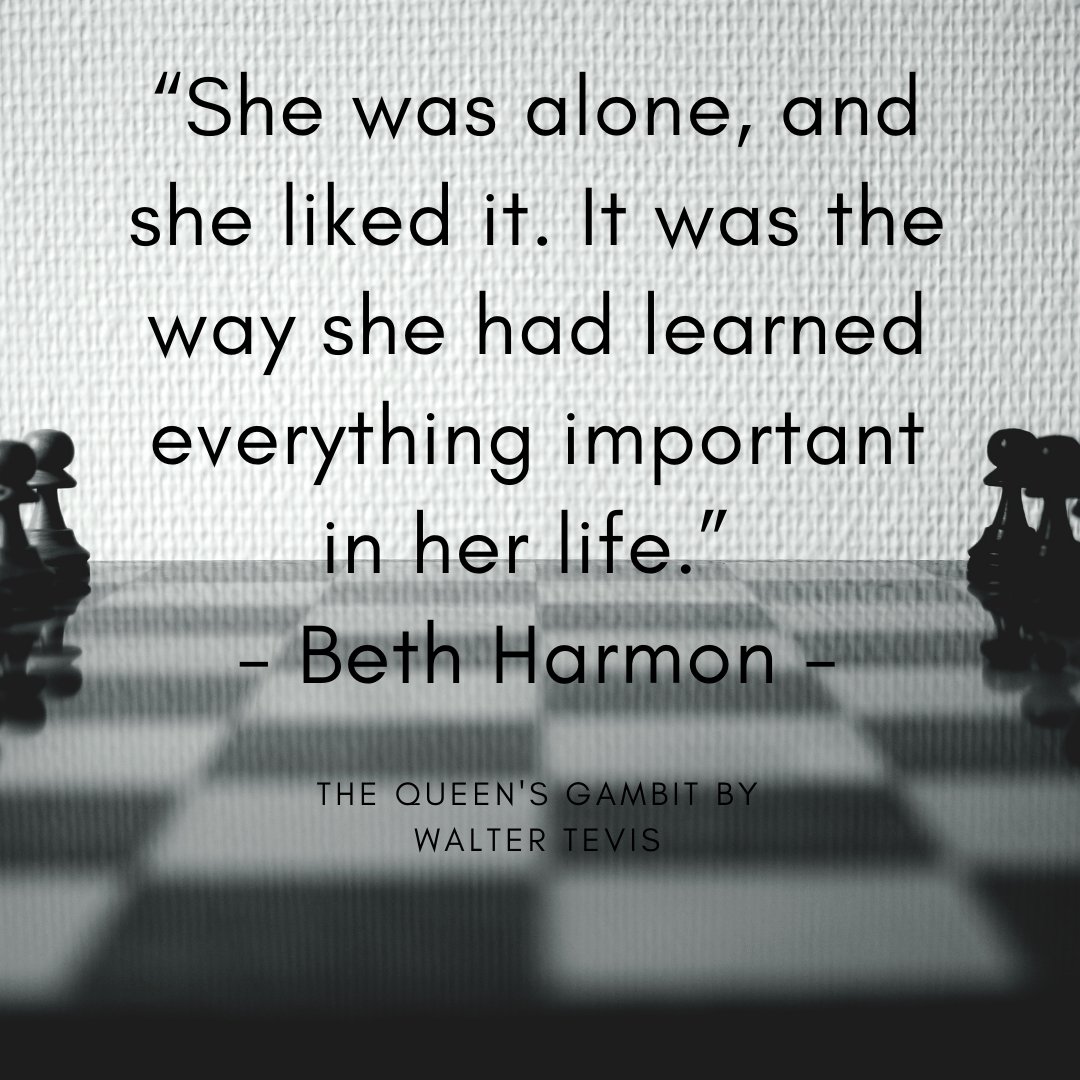 LeneRhiannon's tweet photo. #thequeensgambit #waltertevis #quotesthatmatter #bookquotes #bookestuary #bookblogger #bookblog #quotes #solitude #isolation #introvert #lonewolf #hermit #BookReview #bookreviewer #bookrecommendations

https://t.co/wZtvqw0hu1 https://t.co/EGVzjbFZS6