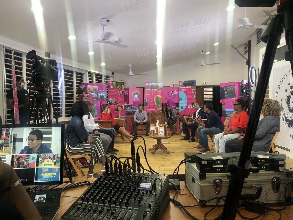 PoteGanm's tweet photo. #GANM et son Président @LAPINRaphael en direct du @png971 sur #Canal10 pour parler biodiversité et économie verte avec @ferdylouisy et @DitGustave  🎥 🌳 https://t.co/o5djfRLU1p