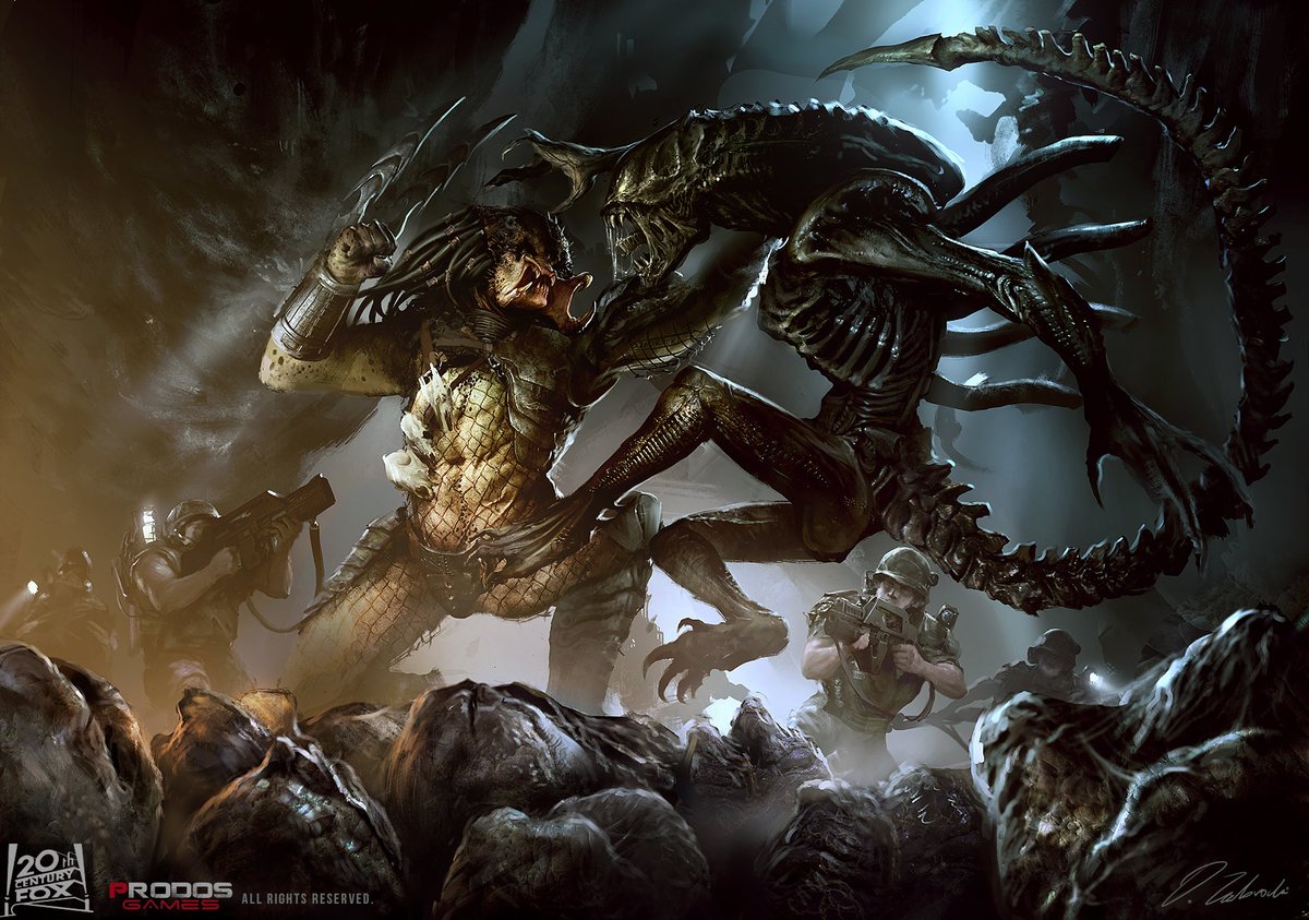 ESPER995's tweet photo. Alien vs Predator | Darek Zabrocki | @DarekZabrocki
https://t.co/m1DaH6lSMb https://t.co/ppWfwWt9LB