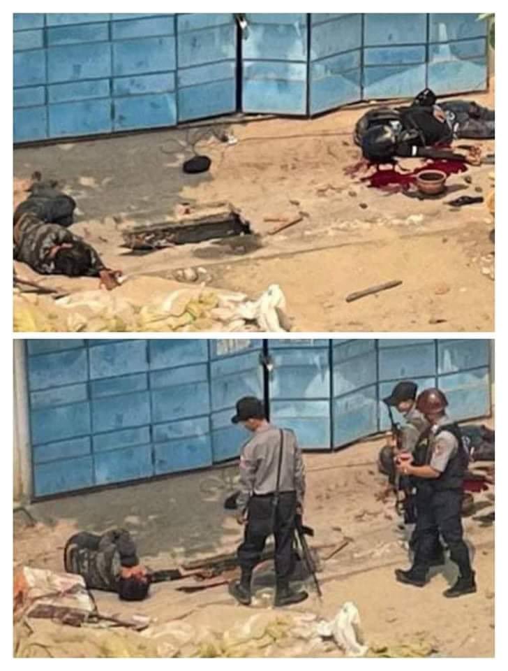 tw // blood
Two young protestors got shot by terrorists on 87-35/36 st(Mandalay). They also took 2 badly injured people. Endless murders happening on Fascist revolution day.
ANTIFASCIST REVOLUTION
#AntiFascistRevolution2021
#Mar27Coup
#WhatsHappeningInMyanmar