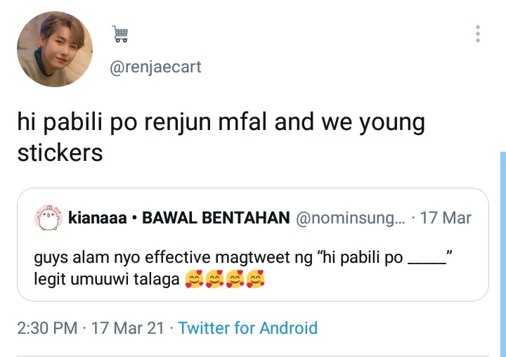 exomyeonlvr's tweet photo. at legit na umuwi nga renjun mfal stickers 🥺💗 thank you so much @r6nle #118proofs <33 https://t.co/vb2qRVk1Mr