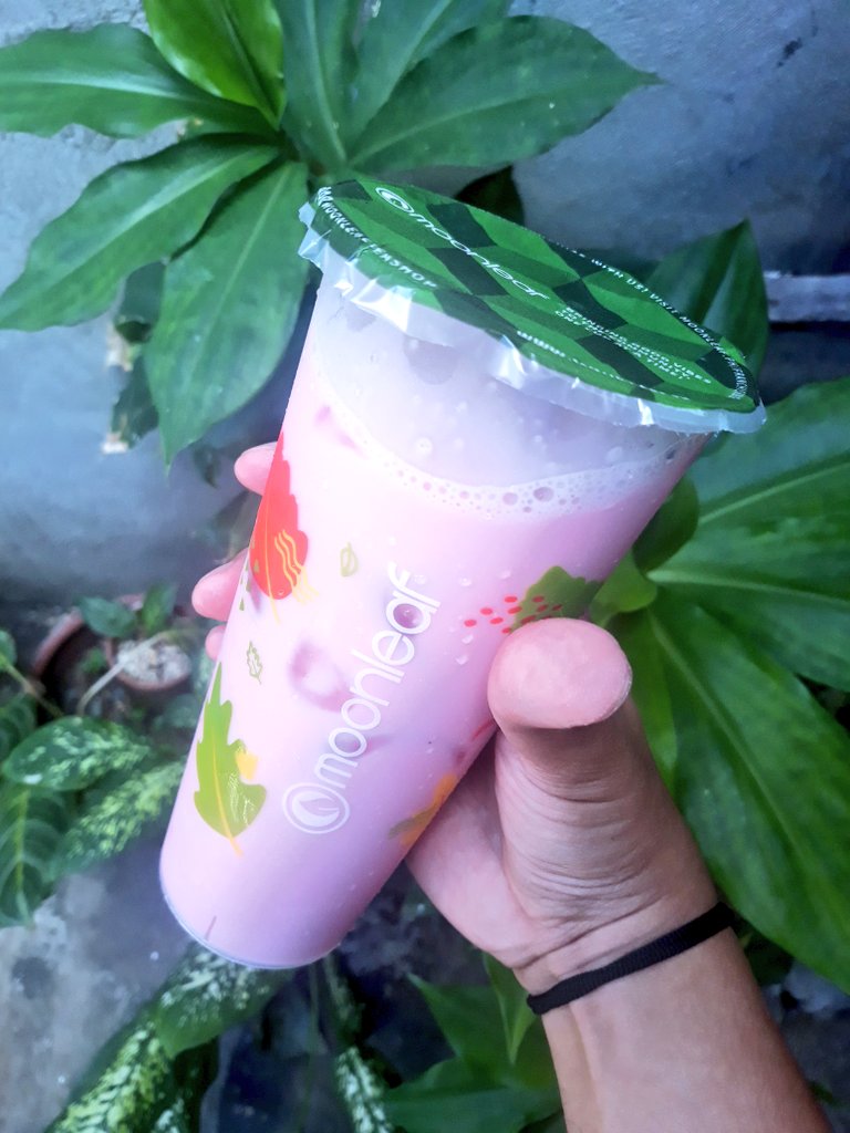 khizkee's tweet photo. @moonleafteashop
Pink Milk 🥰
#Moonleaf #PinkMilk #teatime #milktea https://t.co/ztaRTcg5Nv