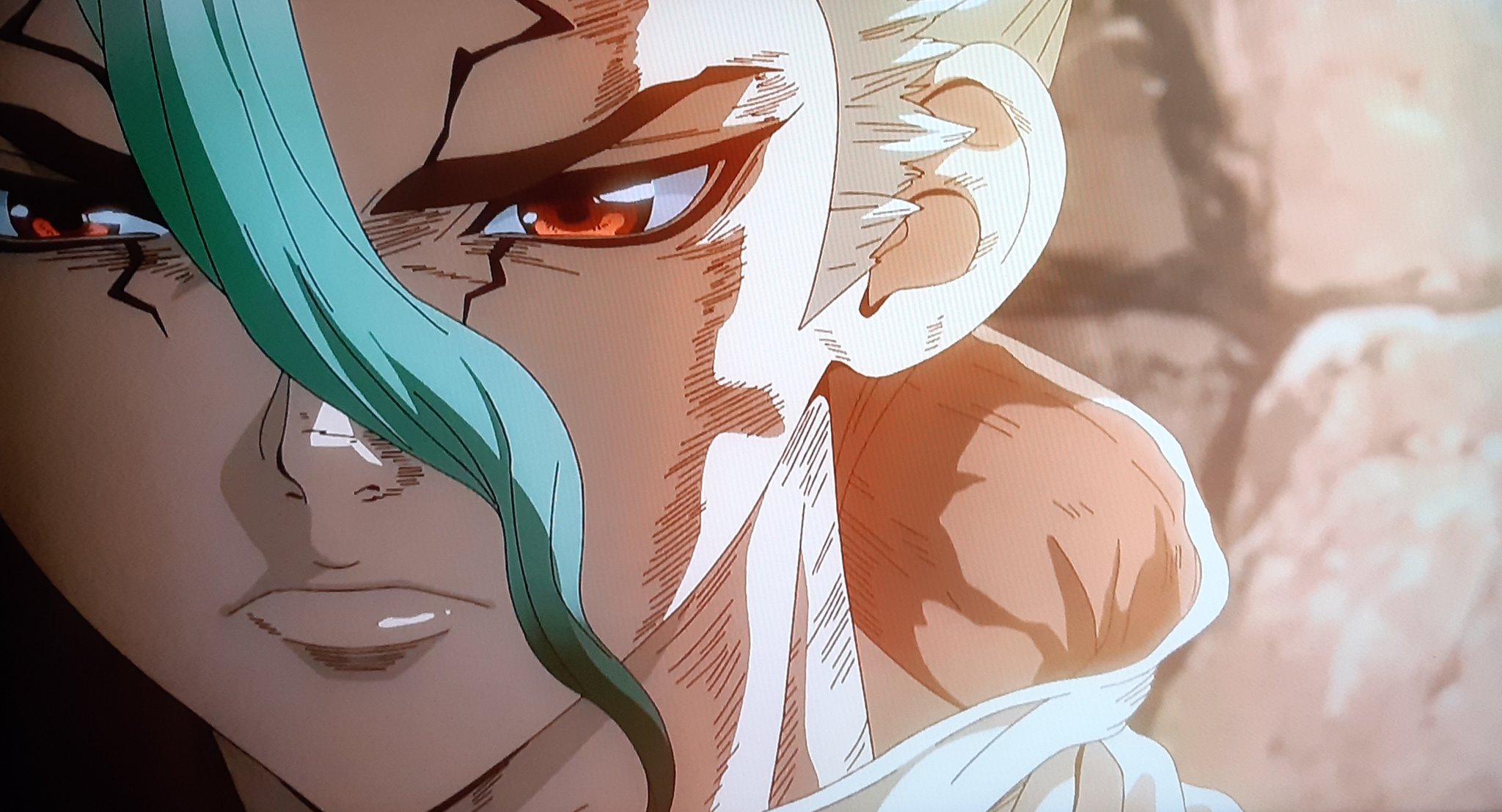 黒うさぎ En Twitter Dr Stone 2期 11話最終回 視聴 不殺の約定を守れなかった千空 お互い 信念を持って戦った仲だから 信頼も厚いですね 最後 あの千空が無駄話するとこ泣きました 急がないと 2人の時間がズレちゃいますね 大海賊時代も楽しみ 違うw ちゃんと罰を