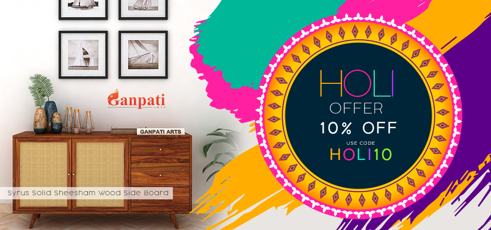 GanpatiArts offers Syrus Solid Sheesham Wood Side Board at heavy discount prices. Buy wood furniture at a 10% discount on all orders bit.ly/3ss1c1d
Holi Offer: 10% off
Coupon Code: HOLI10

#Wood #Furniture #Sheesham #WoodFurniture #SheeshamBoard #WoodSideBoard #WoodBoard