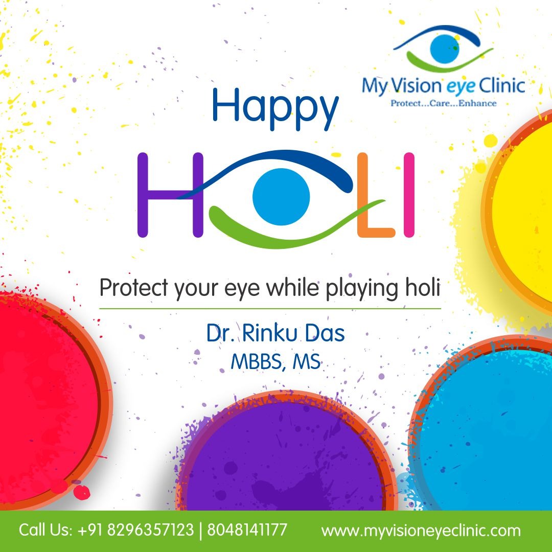 MyvisionC's tweet photo. My Vision Eye Clinic wishes you all a very happy #Holi 

"May Holi brings a smile to your lips...
A shine in your eyes, &amp; happiness in your voice.
Wishing you a joyful Holi!"

#holi #happyholi #colorsoffriendship #colorsoflife #colorsofjoy https://t.co/VTRVbOe1Qu