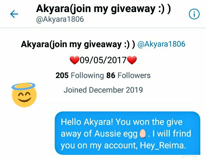Rei19904849's tweet photo. Today's winner is Akyara!
Congratulations Akyara!
#adoptme #giveaway #roblox 
The next giveaway will be out soon❤
Make sure to:
-Retweet💚
-like❤
-follow me💛
-Thank you🙏 https://t.co/Ua05GmE3tI