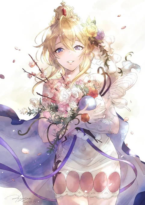 エウロペキャンペーン週間わーいと暖かくなってきて嬉しいな～の絵。
ロペマグナアニマと水エレが欲し…頼む…… 