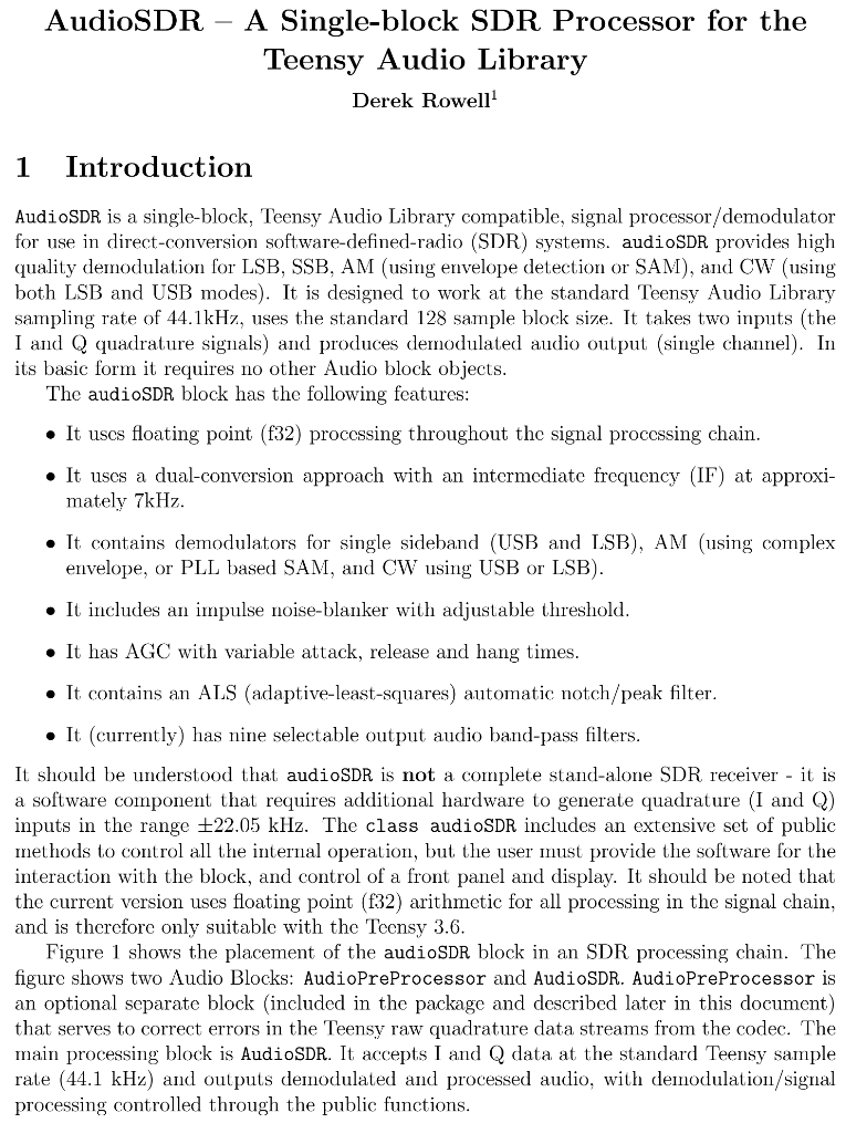 giammaiot2's tweet photo. GiamMa-based researchers SDR R&D IoT: AudioSDR: a single Teensy Audio Library class object for a complete SDR (software defined radio) demodulator/processor https://t.co/BMIRhHafrN #SoftwareDefinedRadio #Teensy #Audio #Library #Processor #Demodulator #HamRadio #SDR https://t.co/CUD2HAywo7