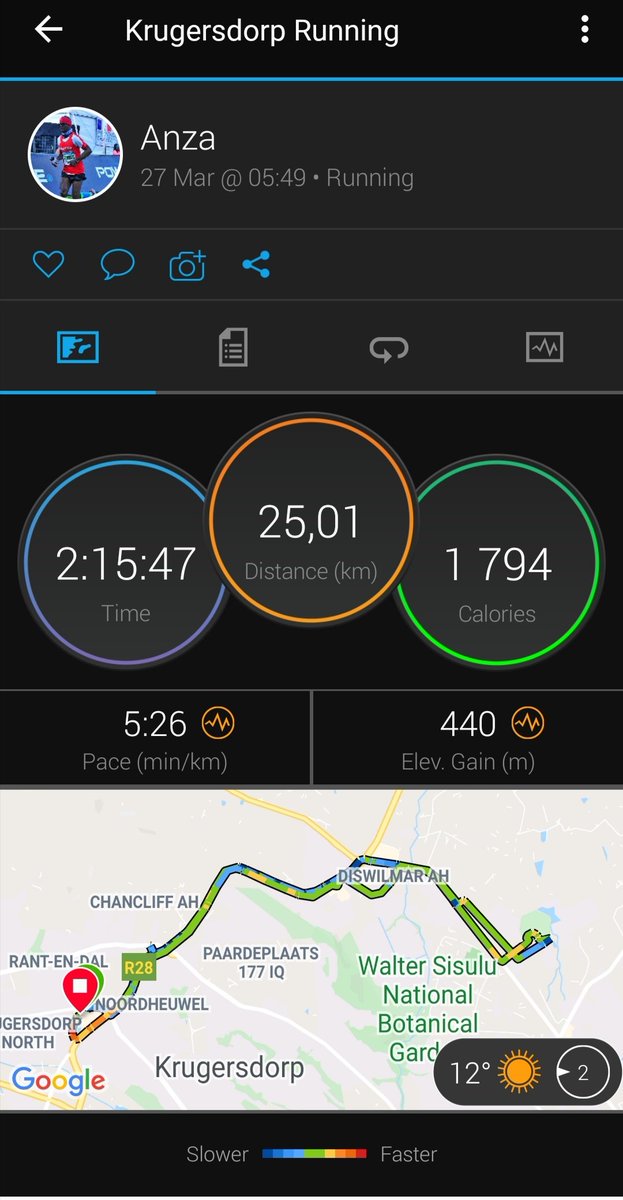 Anza85's tweet photo. The Krugersdorp route always humbles me. #KhiphaiWindhoek E systimini
#IsoFit
#Saucony
#LongRun
#SkhindiGang https://t.co/oMoM5WpncW