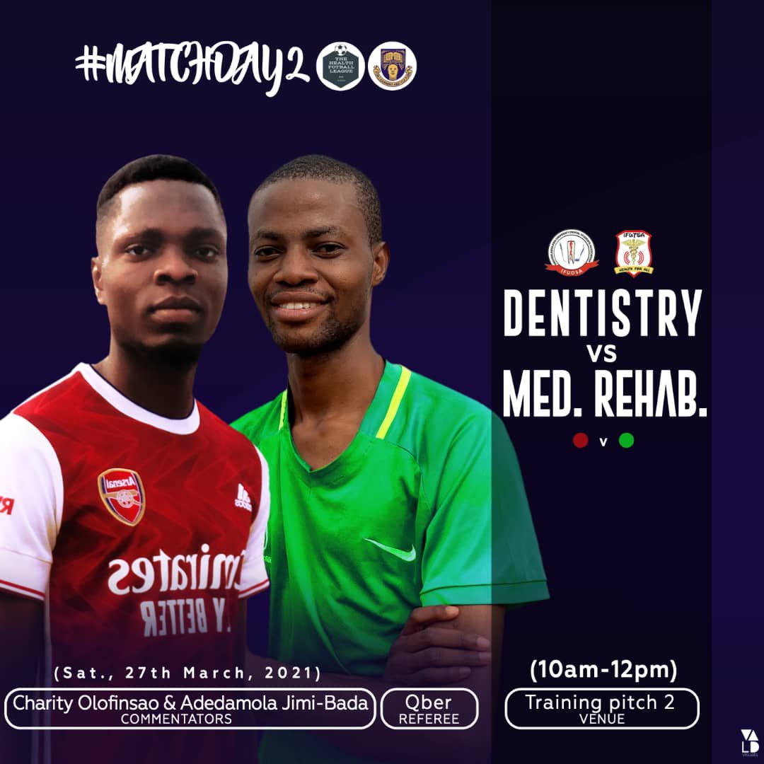 ifudsaoau's tweet photo. @IFUDSAOAU ready to rock and roll as we take on @ifutsaoau 

V-I-C-T-O-R-Y
That’s the IfeDentistry battle cry!
Victory, victory, victory!

Matchday Live🏟

#thfl @health_football @NEXUS_GamingHub https://t.co/U6STFwOW6p