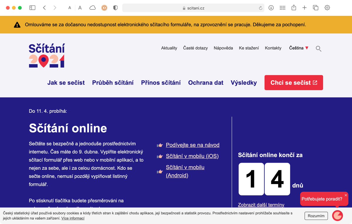 keson's tweet photo. A teď je systém nedostupný kompletně. 8 hodin po spuštění. Že mě to nepřekvapuje.... https://t.co/kxtUXuVS4v