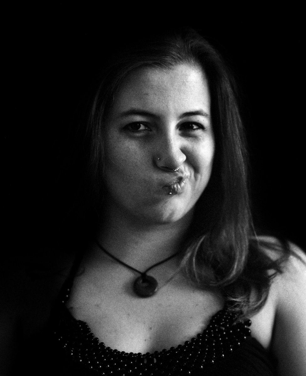 mataphoto's tweet photo. When you master the blue sheet to be a black background... #mamiyarz67 #mamiya #delta100 #ilford #film #ishootfilm #shootfilmstaybroke #120 #mediumformat #portrait #look #lightdrop https://t.co/s508n4tCg6