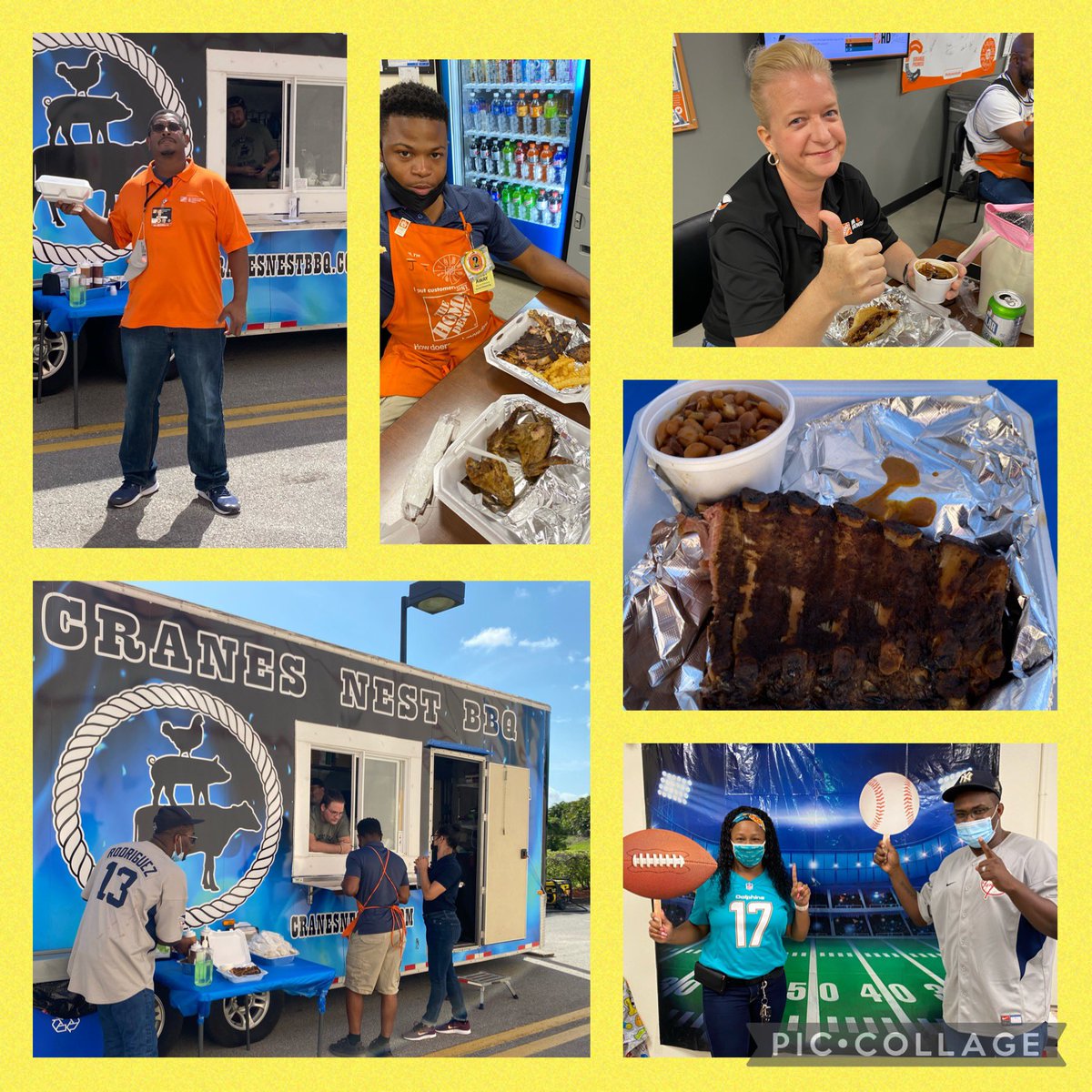 Samantha_6376's tweet photo. #hd6376 Day 2 of our success! BBQ Food Truck for all! Everyone enjoyed it and of course their checks! #bonusmoney #ribs #chickenwings #pork #chicken #brisket #amazingfood @steven_magloire @KarissaKelly18 @0221_Tony https://t.co/bg77IMxr9z