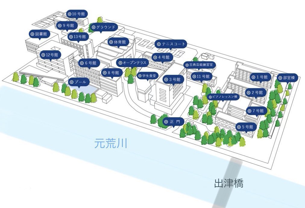 文教大学越谷 非公式 A Twitter 文教大学 越谷キャンパスマップ 学生食堂 3 4 6 8 12 13号館の1階に多目的トイレがあります 12号館はオストメイト対応トイレです 越谷キャンパス教室番号の仕組みは画像3枚目 文教大学hp越谷キャンパスマップ Https