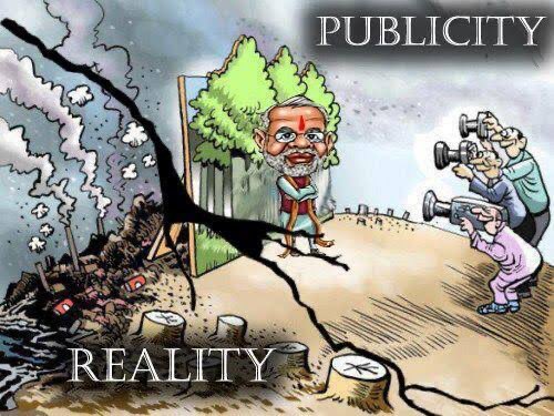 __Taman's tweet photo. He lied about ending terrorism 
He lied about doubling the farmers income
He lied about demonetisation 
He lied about 15 lakh 
He lied about Employment 
He lied about cheap petrol rates
He lied about strong rupee 
#NoVoteTo_LiarModi https://t.co/XbchL0rLn6