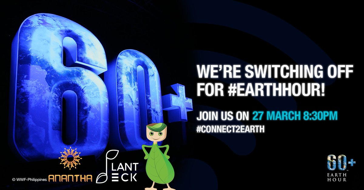plantdeck's tweet photo. Earth Hour 2021 will be at 8:30 pm - 9:30 pm on
Saturday, 27 March, Local time, throughout the world. Let us switch off for that hour and connect with this miracle we call home.
#plantdeck #ananthaeco #EarthHour2021 #SwitchOff https://t.co/wmgK3nht1a
