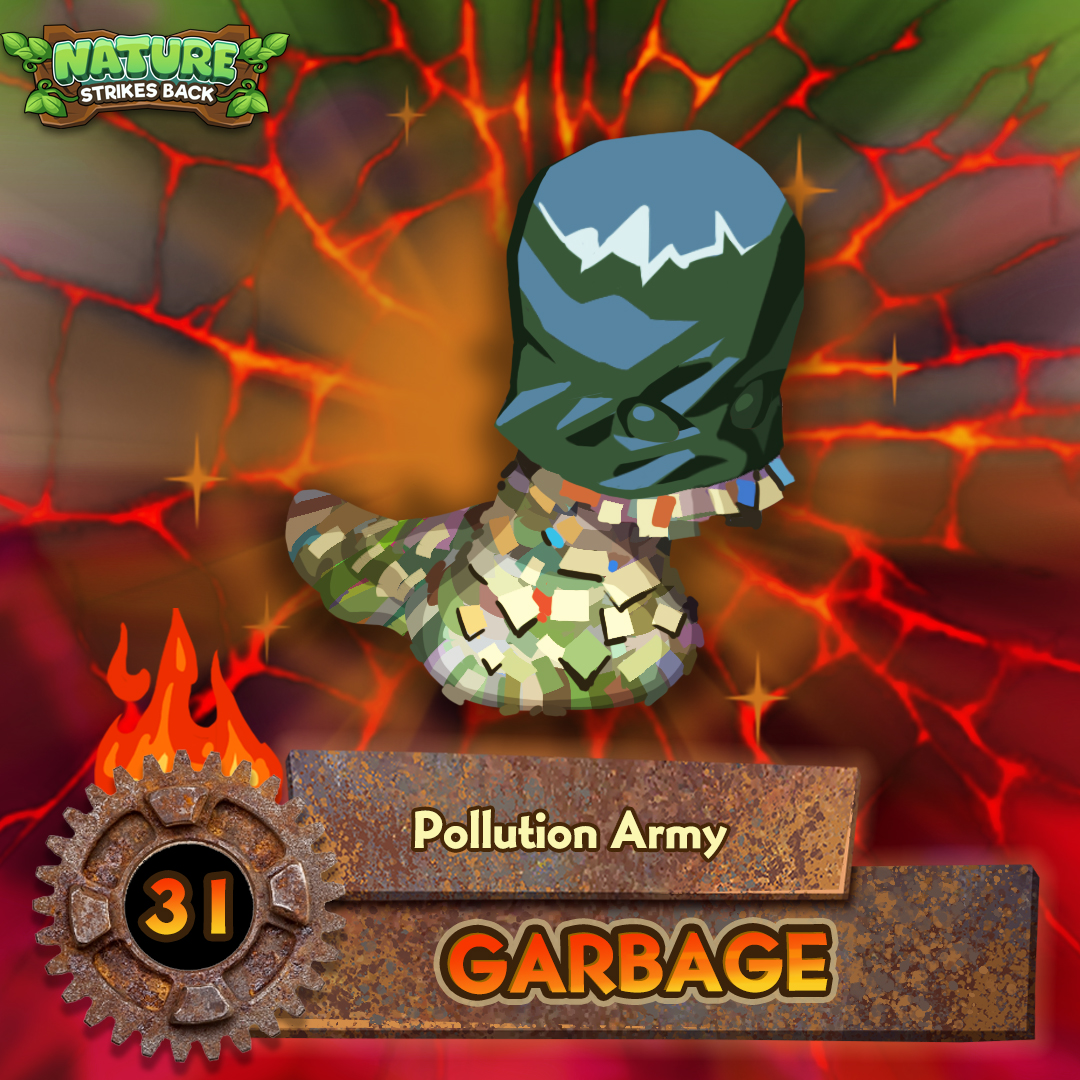 nature_strikes's tweet photo. 🚫MuckMare Most Wanted🚫

GARBAGE is marching to invade the Natural World, help us defend 🍃Nature 🍃

Download Nature Strikes Back FREE to 🛑STOP🛑 GARBAGE from entering the DEEP EARTH! https://t.co/Zo4g4ii8C3