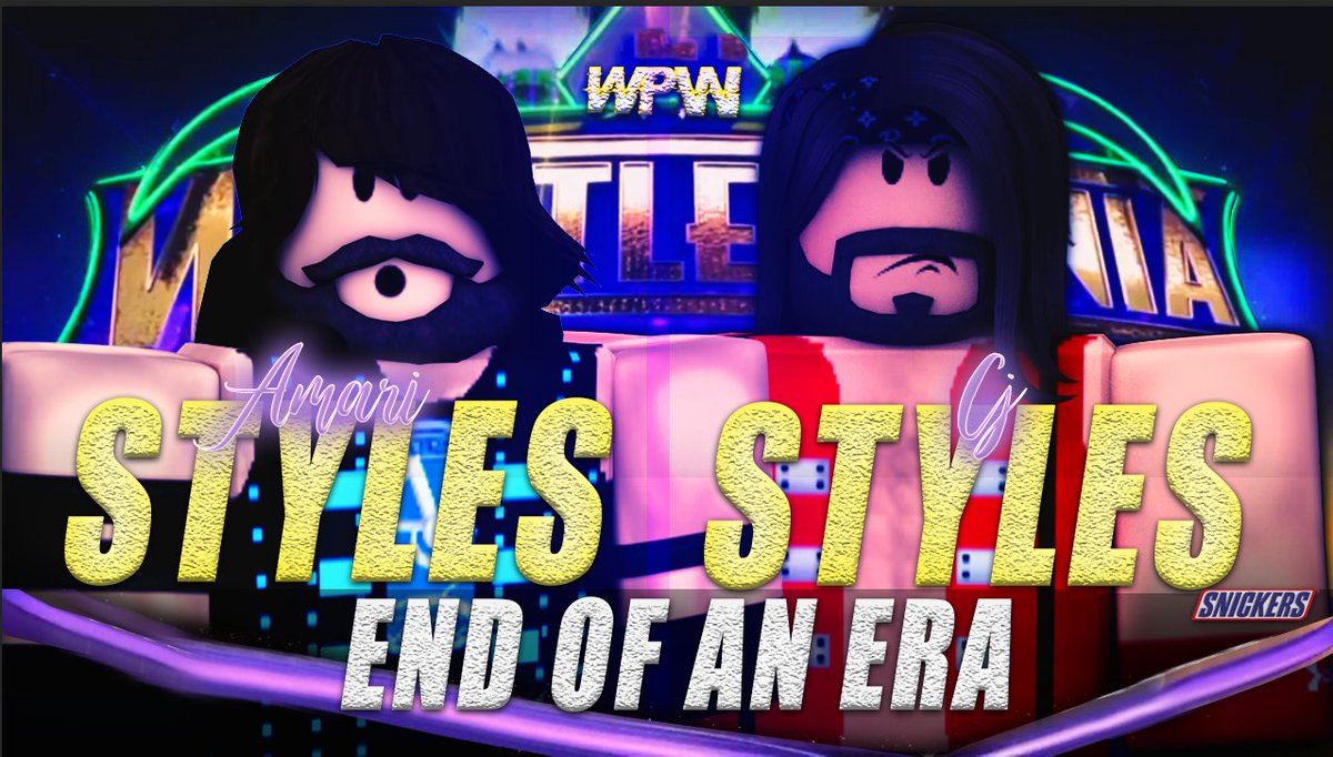 WPWMedia's tweet photo. πππ πππ ππ
ππ πππ..
TWO of WPW's GREATEST TALENTS, TWO WPW Hall Of Famers...THE GREATEST OF THIS GENERATION..
@starcery accepts the challenge and will FACE The PHENOMENAL ONE #CJStyles at WPWMania 6!!
#WPWMania6 https://t.co/4i41ZCowmH