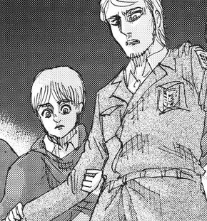 @dailyjearmin Armin grabbing Jean 🥺 