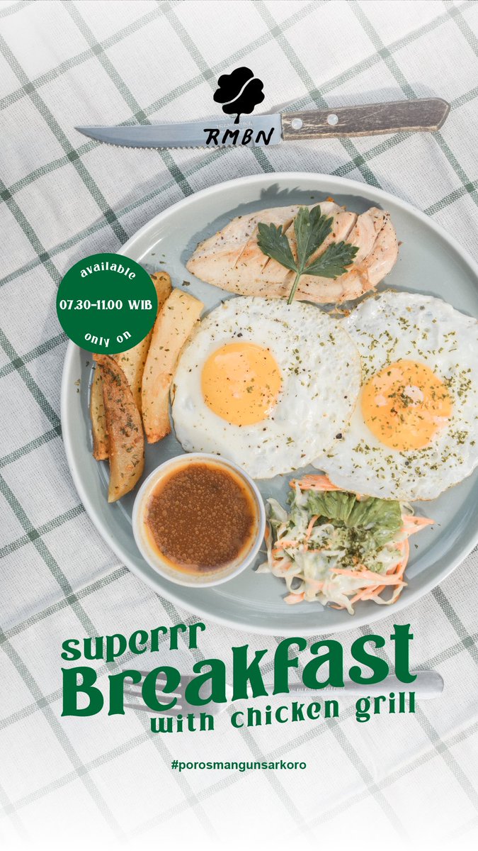 Super Breakfast w/ Chicken Grill