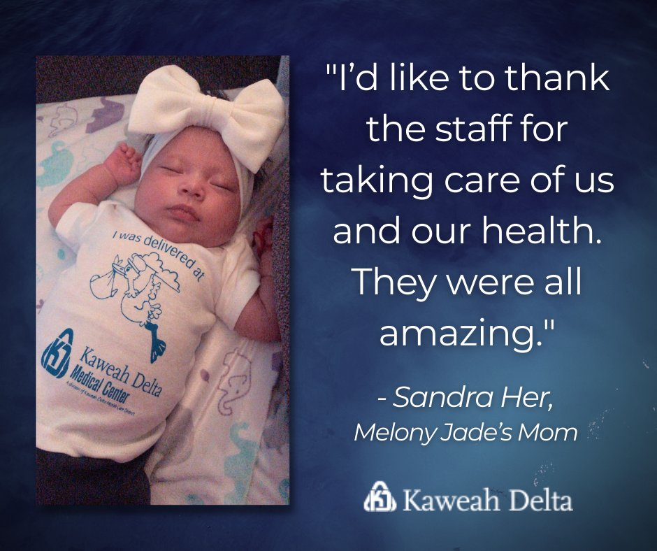 kaweahhealth's tweet image. We ❤️ it when patients share pictures with us. Here’s one of Melony Jade, born at #KaweahDelta in January.