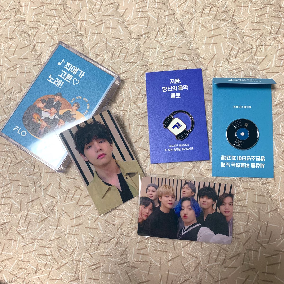 BTS BE Essential Edition Album Flo Event Photocard Taehyung #V