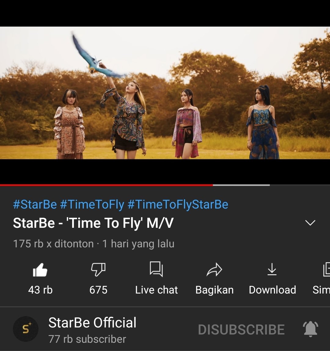 znayeoni's tweet photo. STARBE KALIANN KERENN BANGET COMEBACK KALI INII !! @starbeofficial
24 hours record:
175.296 viewers
43 k++ likes
12 k++ comments
77k subscribers !!
#StarBe
#TimeToFly
#TimeToFlyStarBe
@starbeofficial https://t.co/TuFPQpwIgZ