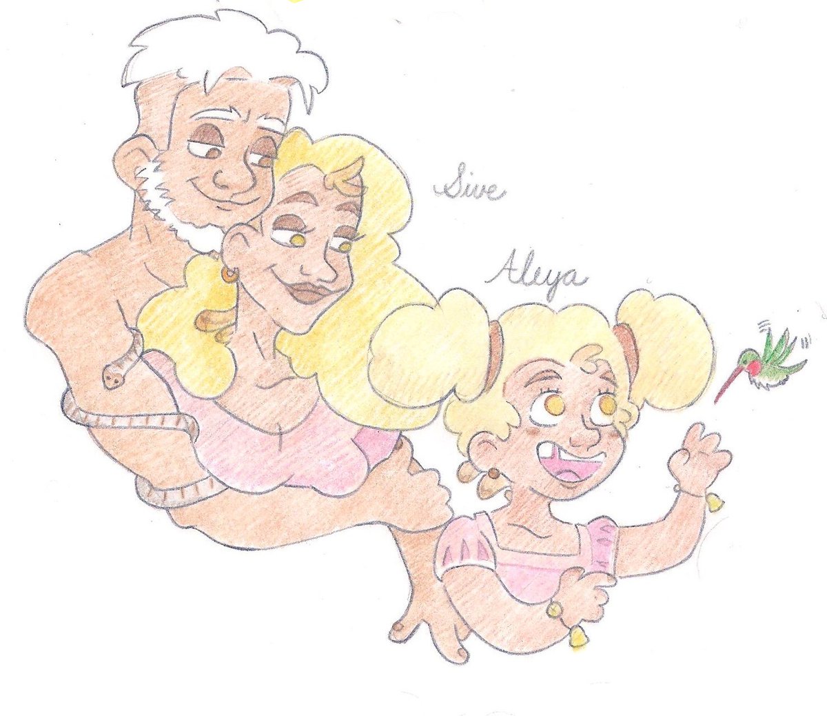 raccoons_dead's tweet photo. I want to do a “happily ever after” series of the characters post-#wyvernhail. And the adventures surrounding #aleya and #zenle!
Here is #sive, her viper lover and her daughter Aleya.
@AtwaterRhodes #kieshara #shardae #obsidianguild #wolfcry #hawksong https://t.co/dzZnW7qxwN