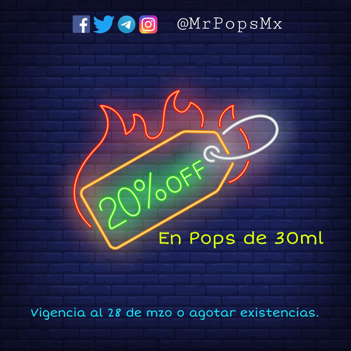 MrPopsMx's tweet photo. PROMO!!!
#MrPopsMx #Poppers #PoppersCDMX #JungleJuice #IronHorse #BlueBoy #Rush https://t.co/5yNP2BbW89