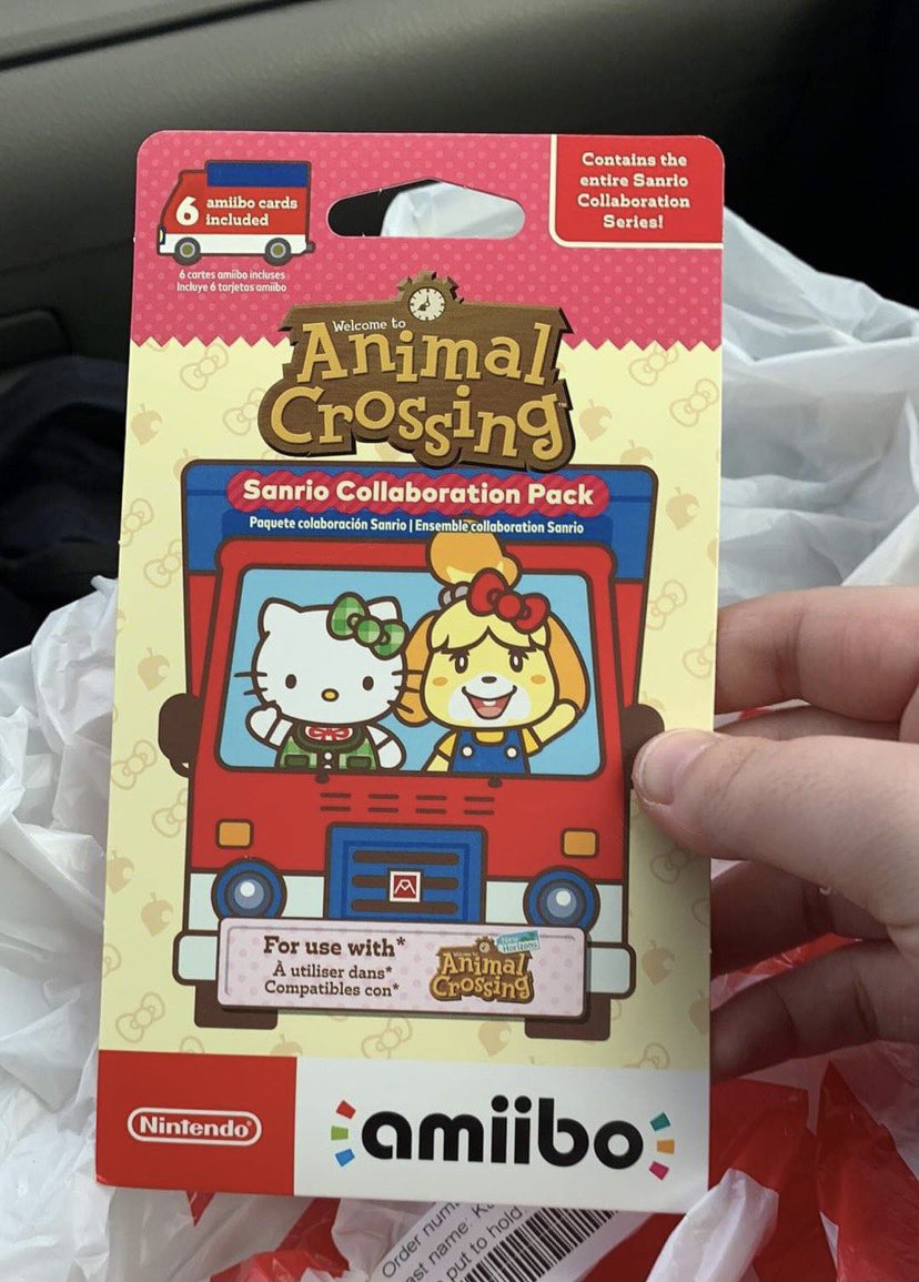 NomiTsunami's tweet photo. Took many tries to get this, but it was obtained 👍🏻 #AnimalCrossing #Sanrio #Target #orderpickup https://t.co/u5tsbuNari