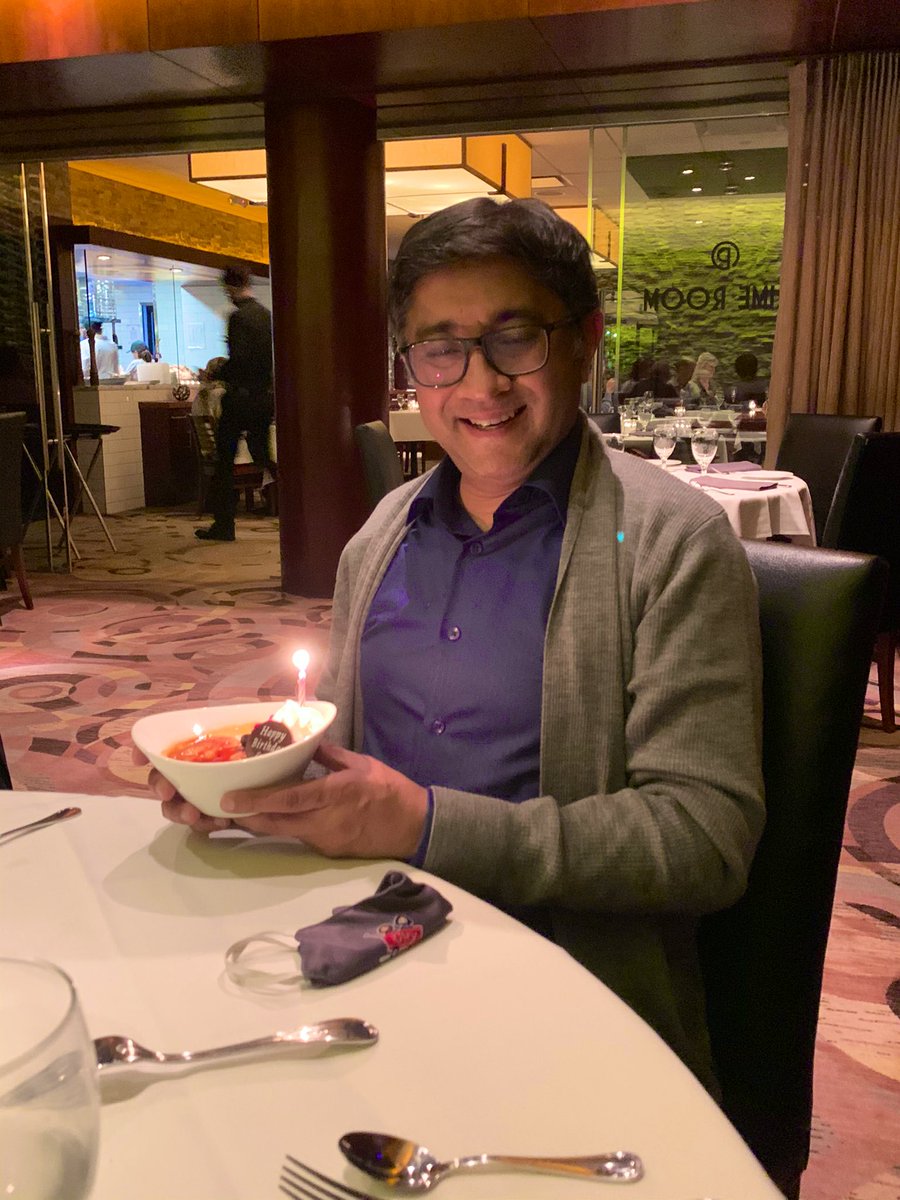 StevieAndLane's tweet photo. Nice #birthday supper at @oceanprimeindy on Girish’s #bday, and final celebration for my #50thBirthday and Lane’s birthday. #FamilyFriendsFun #HappyBirthday https://t.co/SkYcQvfU1n
