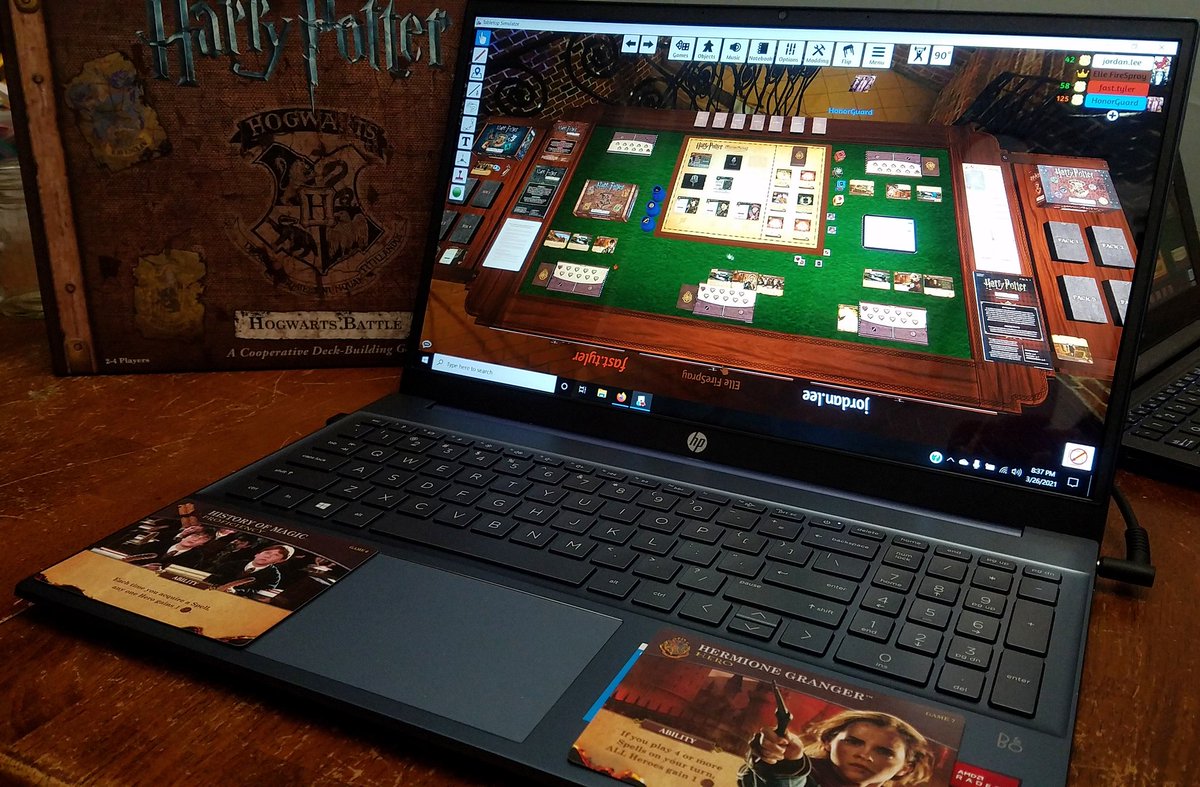 Elle_FireSpray's tweet photo. Hogwarts Battle!!! Need I say more?? 🙌🏽💥✨🧙♂️🔮
#MagicIsReal #HarryPotter #TableTopSimulator #Hogwarts #usapoly #hogwartsBattle #boardgamegeek #Stupefy https://t.co/HWtC5gLFwo