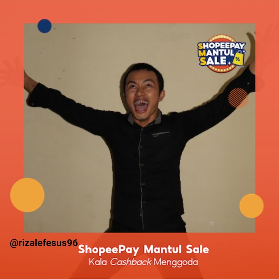 tegarlah25's tweet photo. Waktunya #ShopeePayMantulSale 

Kita bisa nikmatin Gratis Ongkir RP 0 , ShopeePay Deals Rp1, serba seribu plus dapetin Cashback sampai 100% loh! 

Jangan lupa pasang pengingat ya, biar nggak ketinggalan!!!

@shopeepay_id 

#LombaFotoSMS
#ShopeePayMantulSale https://t.co/HTvWfpG939