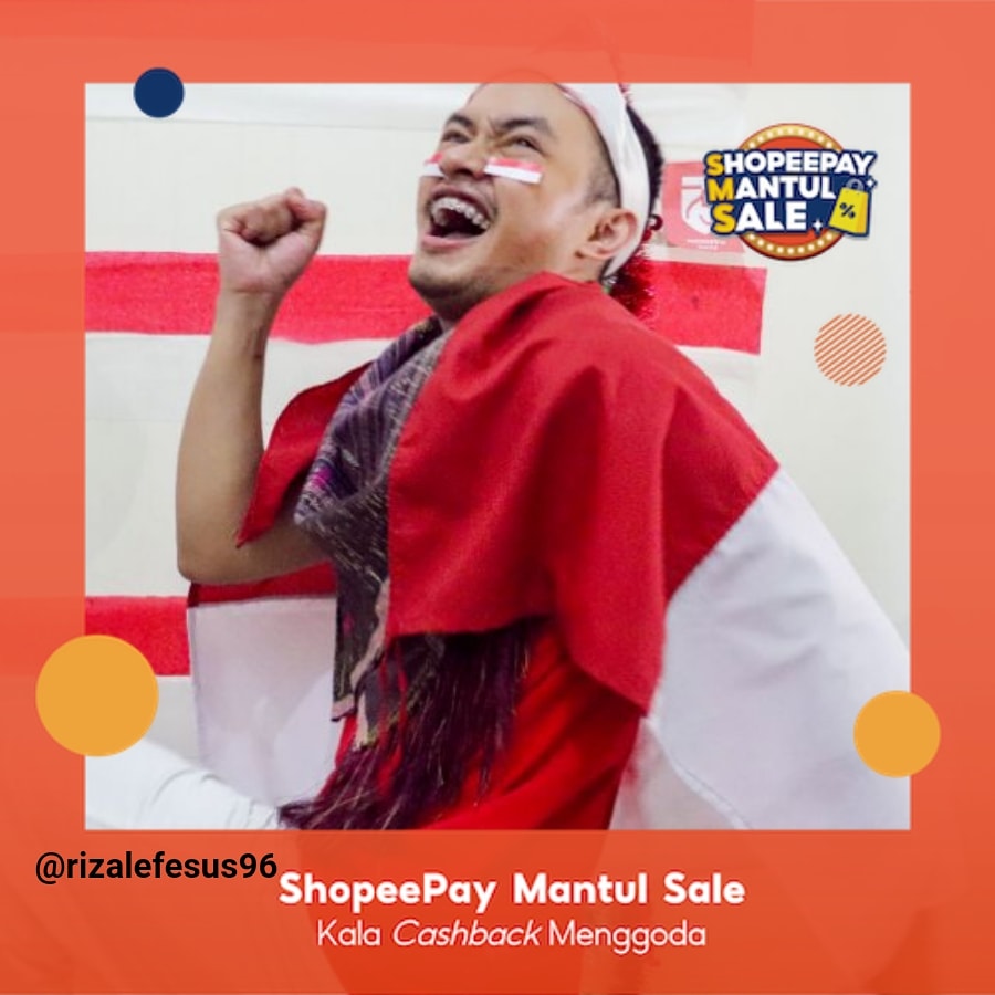 tegarlah25's tweet photo. Waktunya #ShopeePayMantulSale 

Kita bisa nikmatin Gratis Ongkir RP 0 , ShopeePay Deals Rp1, serba seribu plus dapetin Cashback sampai 100% loh! 

Jangan lupa pasang pengingat ya, biar nggak ketinggalan!!!

@ShopeePay_ID

#LombaFotoSMS
#ShopeePayMantulSale https://t.co/skQAbNEAWX