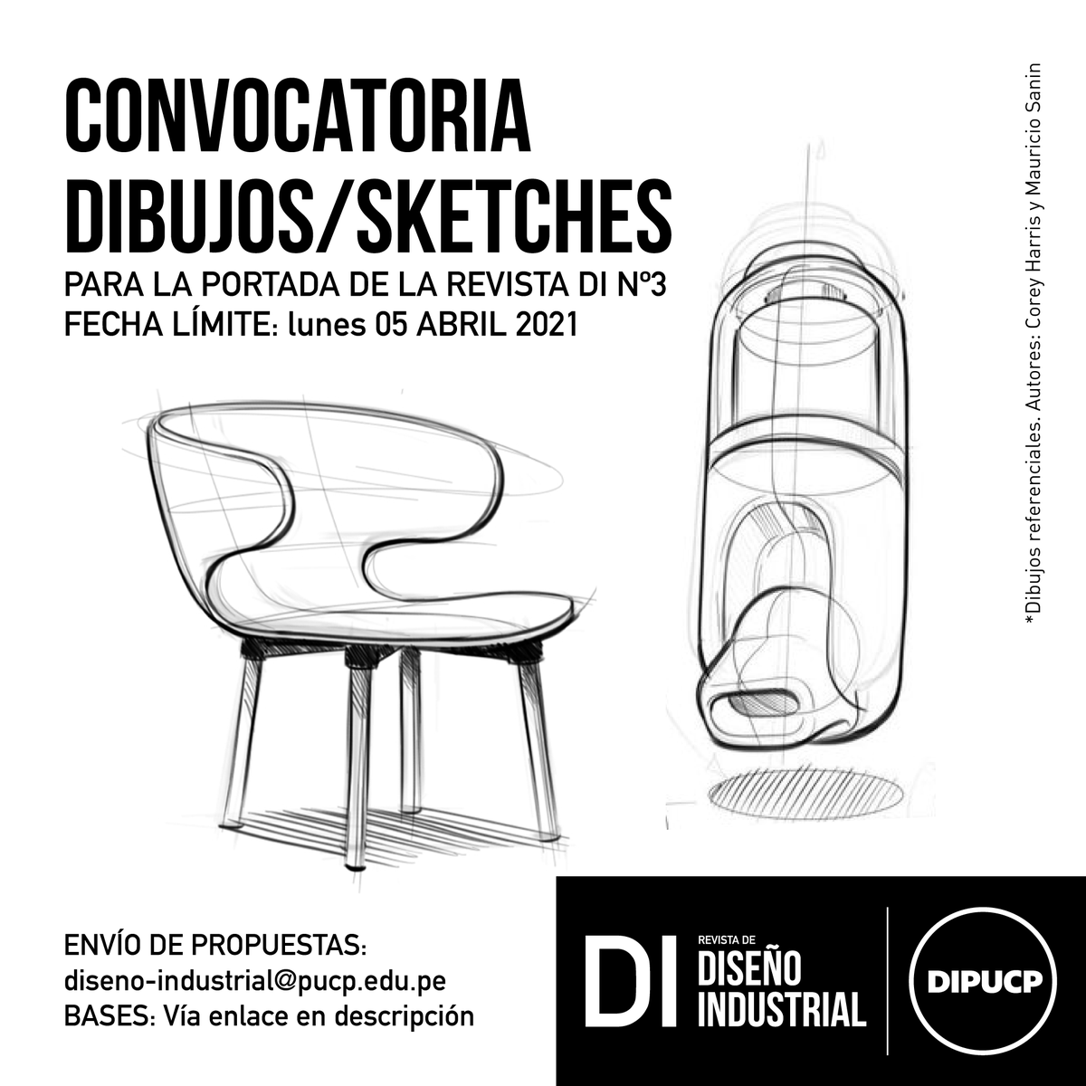 DI_PUCP's tweet photo. Convocatoria #RevistaDI para miembros de la #ComunidadDIPUCP ¿Te gustaría que alguno de tus sketches forme parte del collage para la portada de nuestra Revista DI Nro. 3? Detalles en el flyer y bases en: https://t.co/fmHUClICfs https://t.co/j4vjpDD8DV