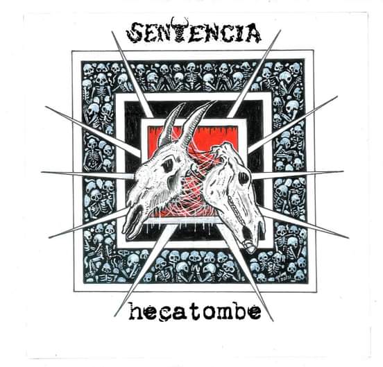 Pronto SPLIT Hecatombe / Sentencia (CAOS0002),  6 canciones, cada banda aportando 2 temas inéditos y una versión. 
Pronto seguiremos ofreciendo más información sobre este Split Hecatombe / Sentencia
Caracaos Industrias Sónicas -