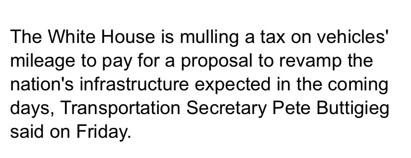 I can’t even. I drive 500 miles every other weekend to pick up my son for visitation. I bought a #prius to save money/gas. Taxing mileage is anti-savings. #bidensucks #taxationistheft #stupidity #whitehouse #Trump2024