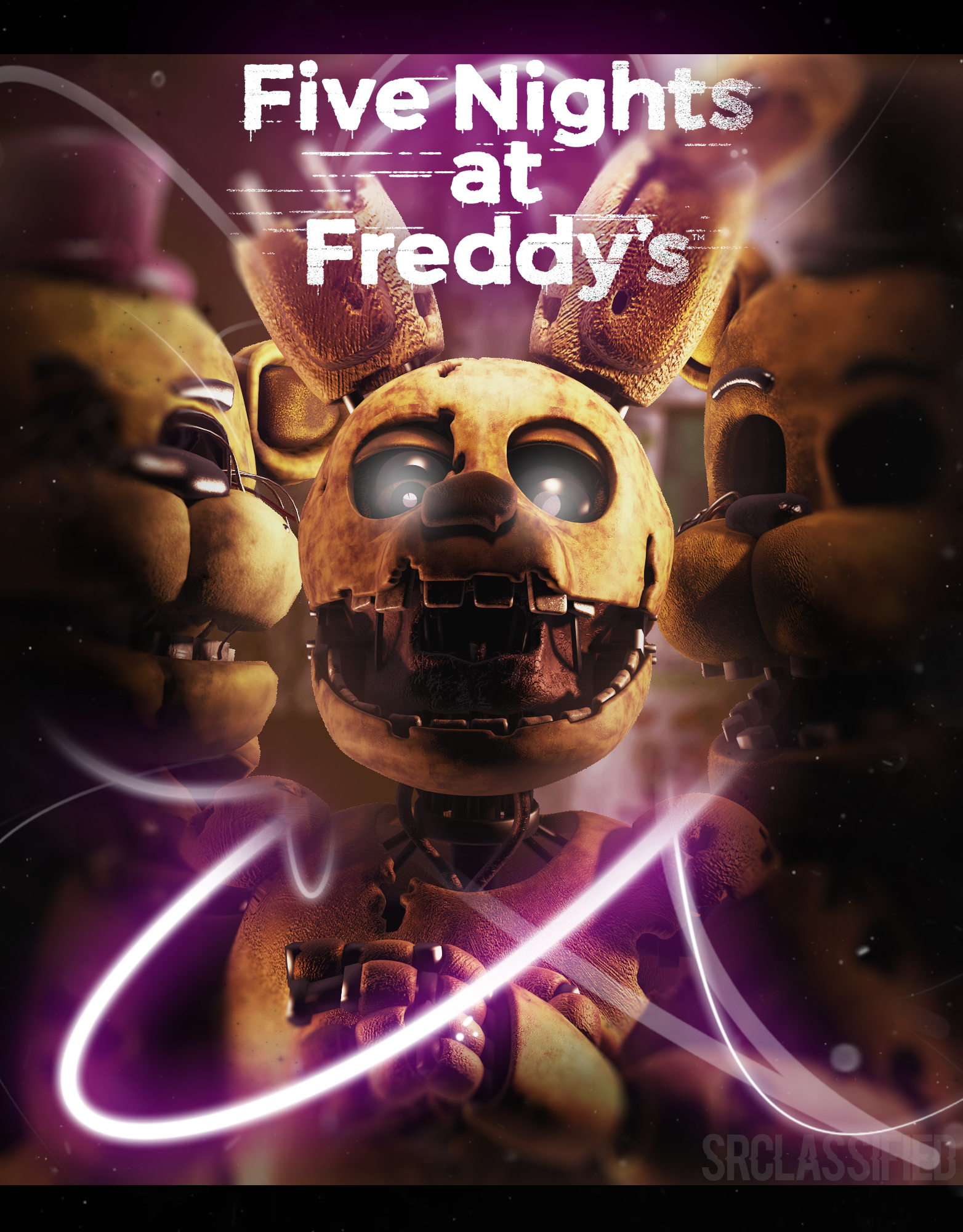 c4d) Fredbear and Springbonnie poster : r/fivenightsatfreddys