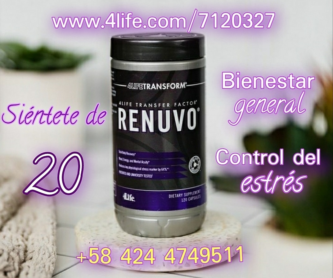 wjsifontes's tweet photo. #TransferFactor #Renuvo #EnvejecimientoSaludable #BienestarGeneral #ControlDeEstres https://t.co/e8CpfqoIZ0