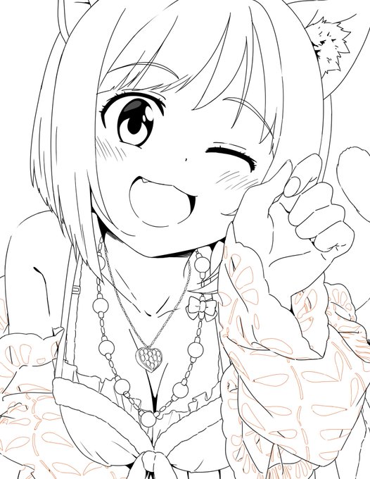 数時間現実逃避をしてた結果
前川みくチャン
いずれ色付けます 