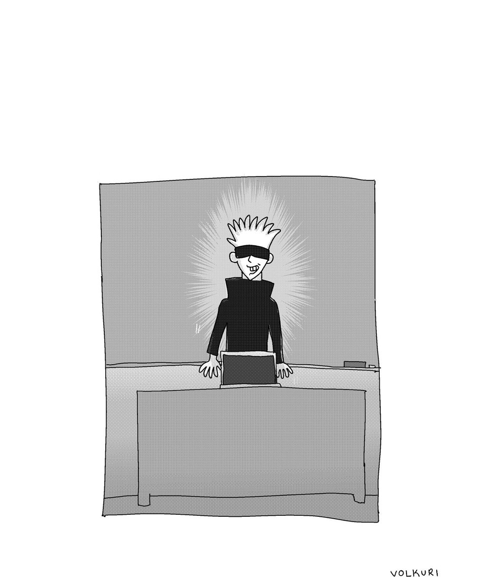 zobitown's tweet image. I’ve never watched or read Jujutsu Kaisen before. so naturally, instead of watching it, I created a series of comics of what I think it’s about, exclusively based off things my friends tweet about it. Enjoy
(1/4)