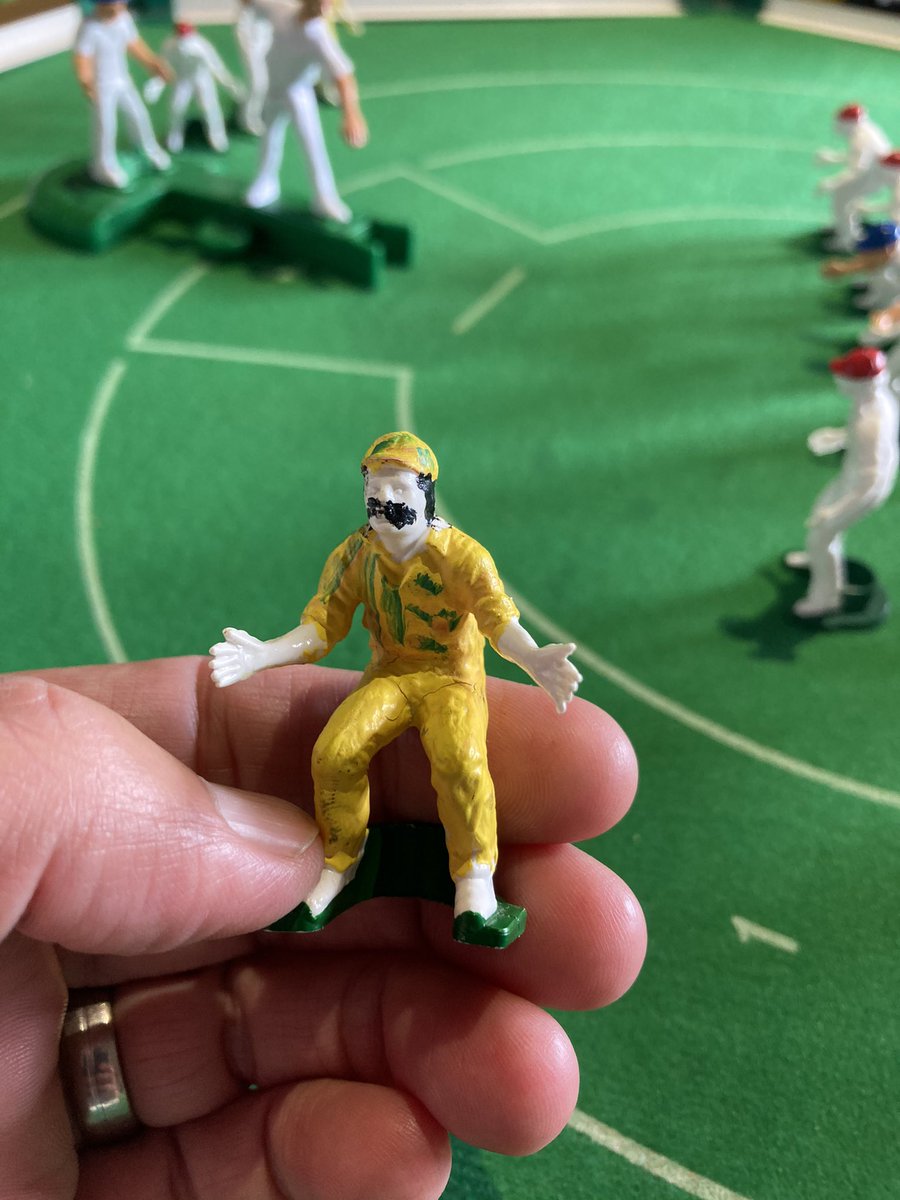 penbo's tweet photo. Has anyone else hand painted their test match men after their favourite players? #boony https://t.co/se78ru2stN