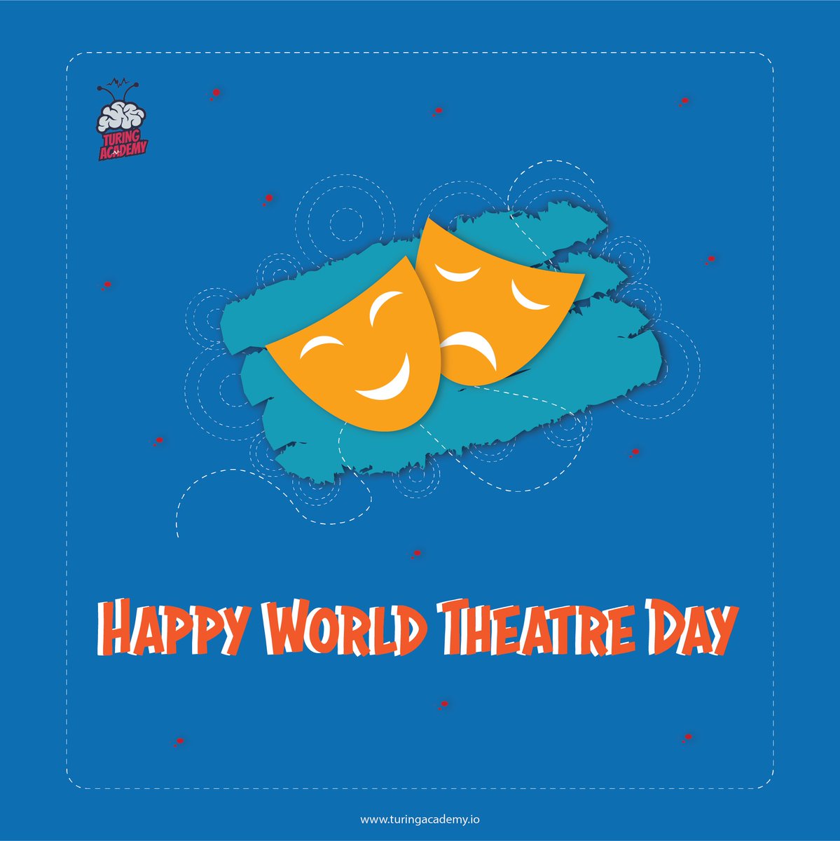 TuringAcademyCo's tweet photo. Happy world theatre day! #TheatreDay #TuringAcademy https://t.co/1VUWQwXsgf