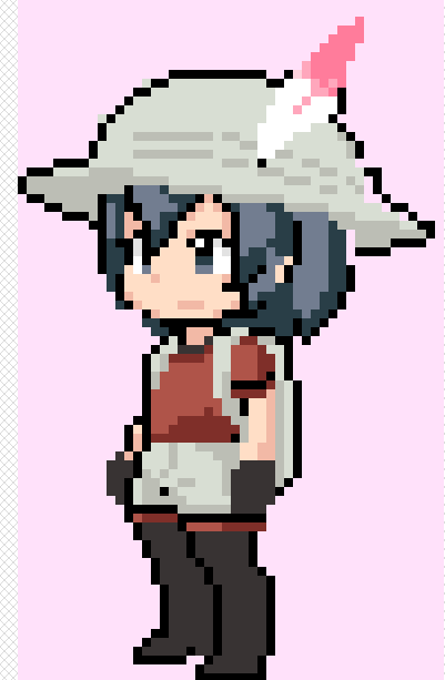 かばん(けものフレンズ) 「一時期ドット絵学んでたけど 覚えるソフトが増えて真っ先に諦めた 」|kiのイラスト