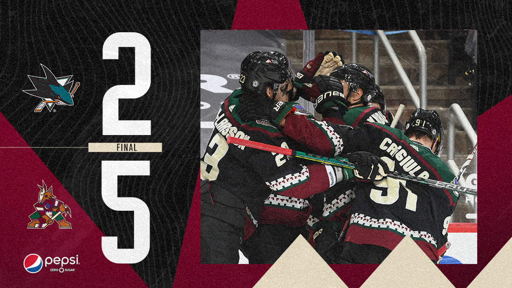 ArizonaCoyotes's tweet photo. THAT'S A W. https://t.co/RU371ENLMK