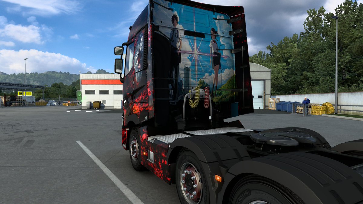 Lectraa37's tweet photo. My Renault Range T #lectraa #bestvtcever @RenaultTrucksCo @RenaultTrucksEs @SCSsoftware https://t.co/BcZfz86piy