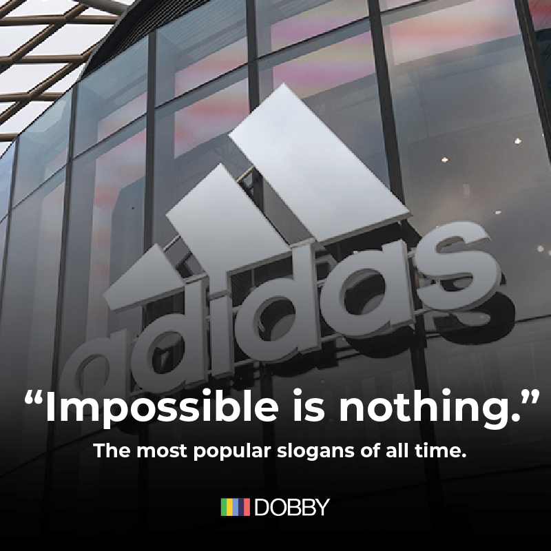 Adidas slogan